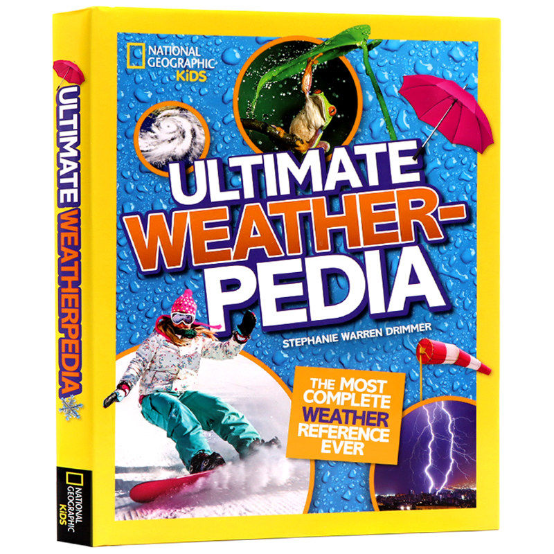 美国国家地理 儿童版天气百科全书 英文原版 National Geographic Kids Ultimate Weatherpedia 小学STEAM科普百科 精装全彩大开本