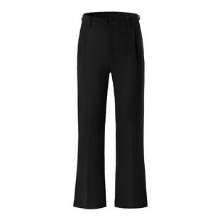 PSO Brand男装女装TR梭织微喇叭西裤垂感夏休闲直筒阔腿裤长裤