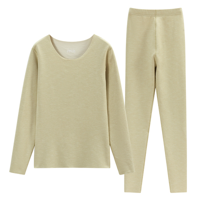 德绒无痕保暖内衣纯棉秋衣秋裤