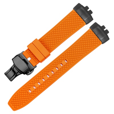 适用卡西欧g-shock小方块GBD-200UU 200SM系列改装氟橡胶手表带男