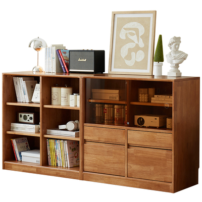 模块化自由组合实木矮柜爱木思林