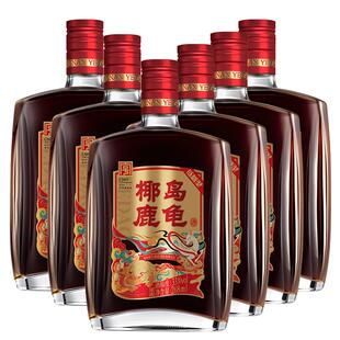 椰岛鹿龟酒33度老字号养生酒268ml*6瓶小鹿酒肉苁蓉鹿血鞭滋补酒