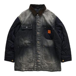 现货 KHOKI VINTAGE-EFFECT WORK COAT 日产手工褪色夹棉工装夹克