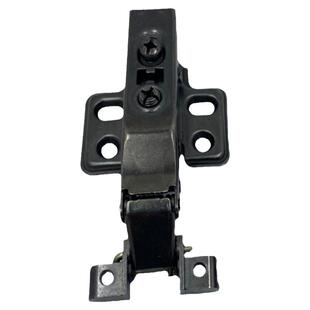 18板铝框极窄玻璃门铰链浅杯薄板8mm专用阻尼缓冲书柜展示柜合页