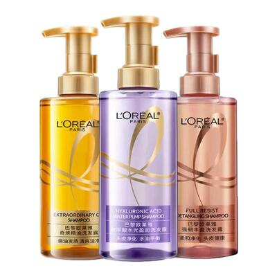 欧莱雅无硅油洗发水受损玻尿酸