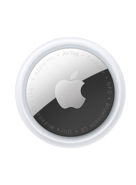 Apple/苹果 AirTag (单件装) 追踪器 定位器 手机钥匙钱包定位查找追踪器