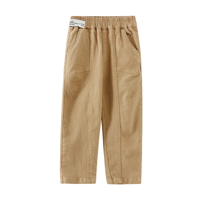 男童裤子纯棉儿童休闲裤加绒可选