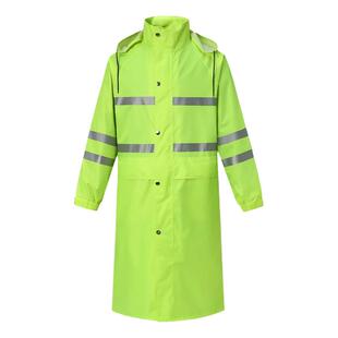 反光连体雨衣长款全身防暴雨保安物业劳保施工站岗男女防水服雨披