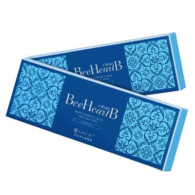 【自营】BeeHeartB隐形近视眼镜日抛5片装*2水润舒适进口官方正品