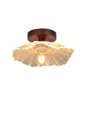 中古风LED花形玄关过道吸顶灯