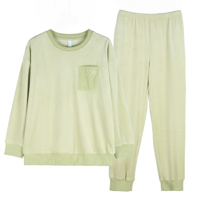情侣海岛绒家居服睡衣