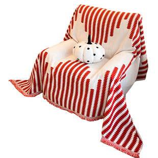 单人沙发盖布喜庆沙发垫头等太空舱沙发套四季通用懒人躺椅沙发巾