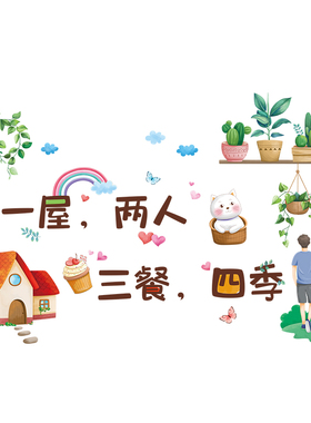 厨房冰箱装饰小图案贴纸