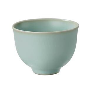 汝窑功夫茶杯主人杯单杯陶瓷景德镇青瓷品茗杯冰裂釉汝瓷功夫茶具