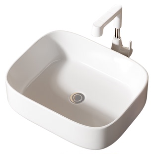 台上盆洗手盆卫生间陶瓷洗脸盆艺术小台盆阳台方形圆形单面盆家用