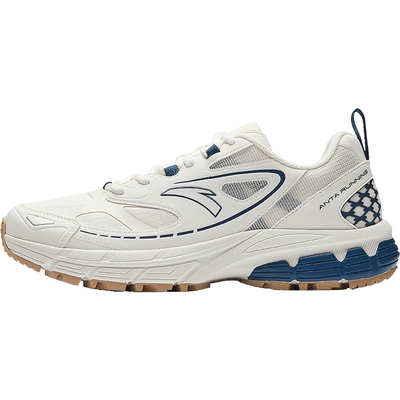 安踏AT2007丨革网拼接复古休闲鞋