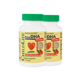 【自营】童年时光ChildLife小金珠DHA*2 儿童宝宝专用鱼油补脑