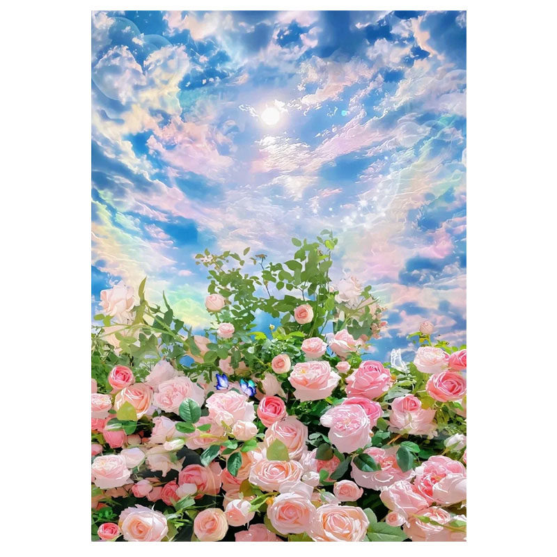 2026新款钻石画玫瑰风景高难钻石绣
