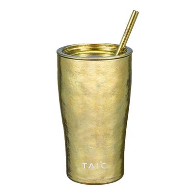 纯钛双层隔热大容量咖啡杯奶茶杯