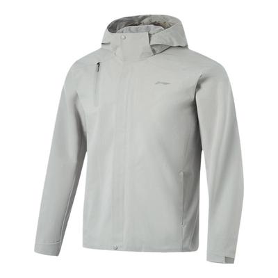 李宁正品健身系列男子加绒拒水三合一运动连帽冲锋衣AWBU007-6