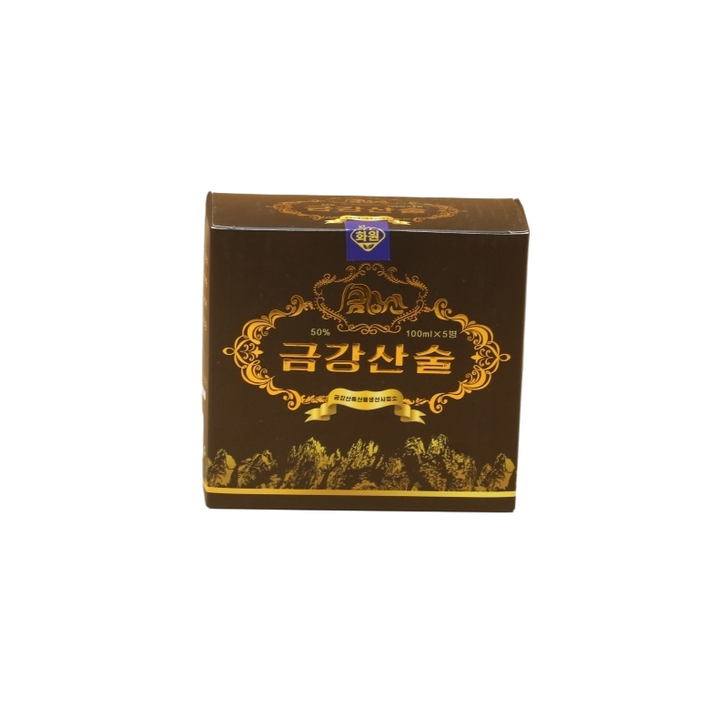 朝鲜金刚山酒高丽特产原装进口100ml5瓶50度平壤大同江开城过年纪