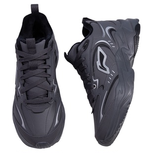 李宁加绒保暖运动鞋男鞋2025年冬季新款黑色锁温缓震回弹休闲棉鞋