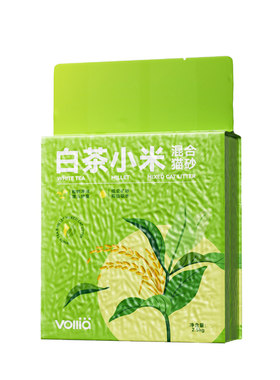 维利亚白茶小米豆腐混合砂5斤