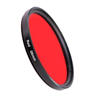 耐影全色圆形滤镜37 40.5 43 46 49 52 55 58 62 67 72 77 82mm相机镜头红黄蓝绿色风景风光天空彩色渐变彩色