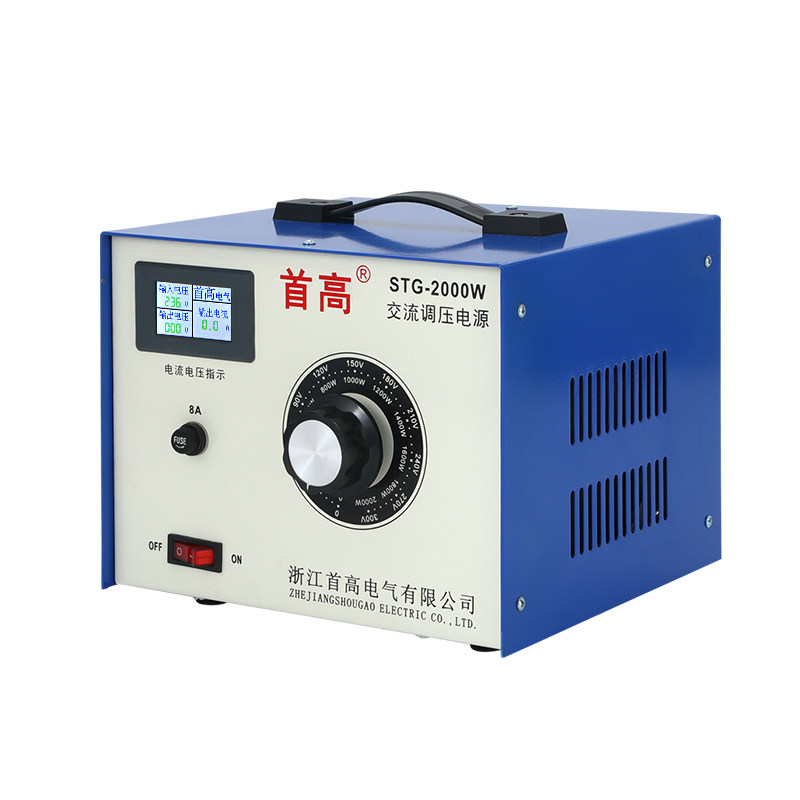 单相调压器家用AC220v交流调压电源电压电流功率0-300v可调1000W