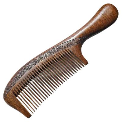 防静电木梳檀香木梳家用19CM