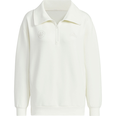 阿迪达斯女士休闲长袖套头衫