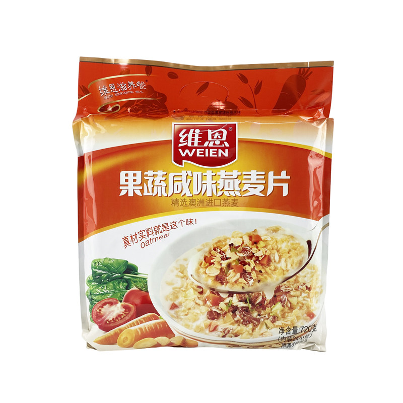 维恩720g24小袋装咸味果蔬水果/坚果混合麦片