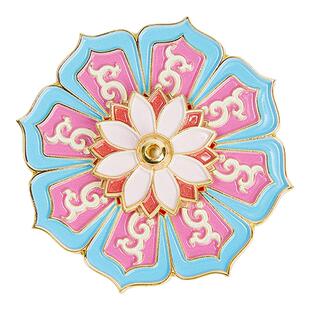 牛首山文创莲花香插分层磁吸冰箱贴线香底座南京旅游纪念品礼物