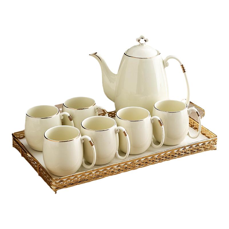 奶油风水具茶具套装结婚乔迁送礼