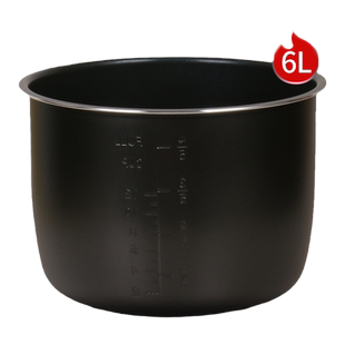 适用于万龙电压力锅内胆6LYBW60-100/万宝F260-100不粘黑晶煲胆