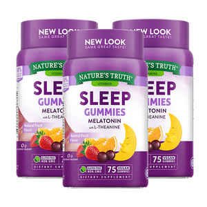 美国进口褪黑素*3 sleepwell睡眠糖安眠退黑素安瓶软糖果助眠睡眠