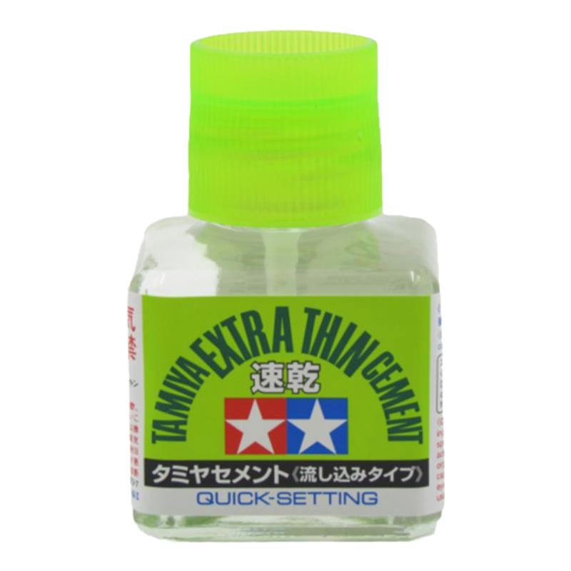 田宫辅料 绿盖速干流缝胶水87182 军事拼装高达模型无缝制作胶水