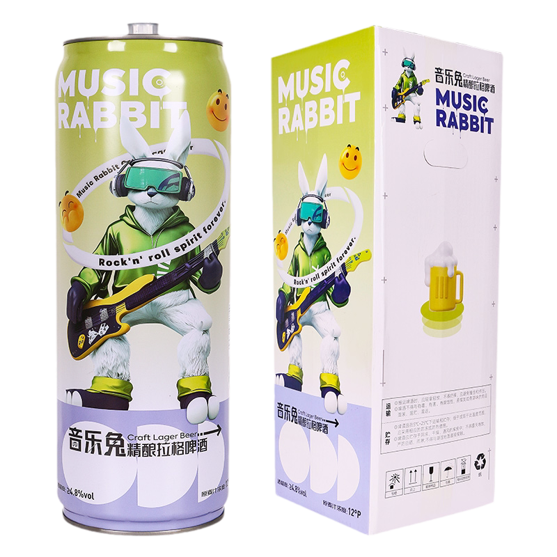 音乐兔精酿拉格啤酒10L桶装