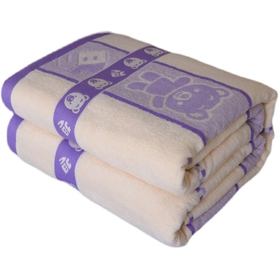 纯棉单双人老式毛巾被线毯