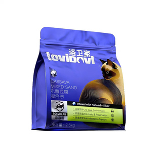 Lovidovi洛卫家泌溶盾木薯豆腐混合猫砂泌尿防护除臭近无尘2.5kg