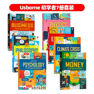 Usborne 少年商学院英文原版绘本Money Physics Chemistry for Beginner 读懂数学物理化学经济金融人工智能AI科普百科英语读物