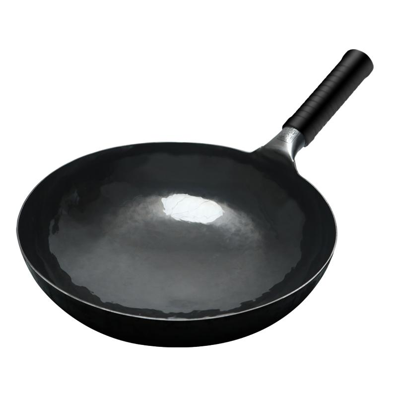章丘手工铁锅不粘炒锅家用炒菜锅