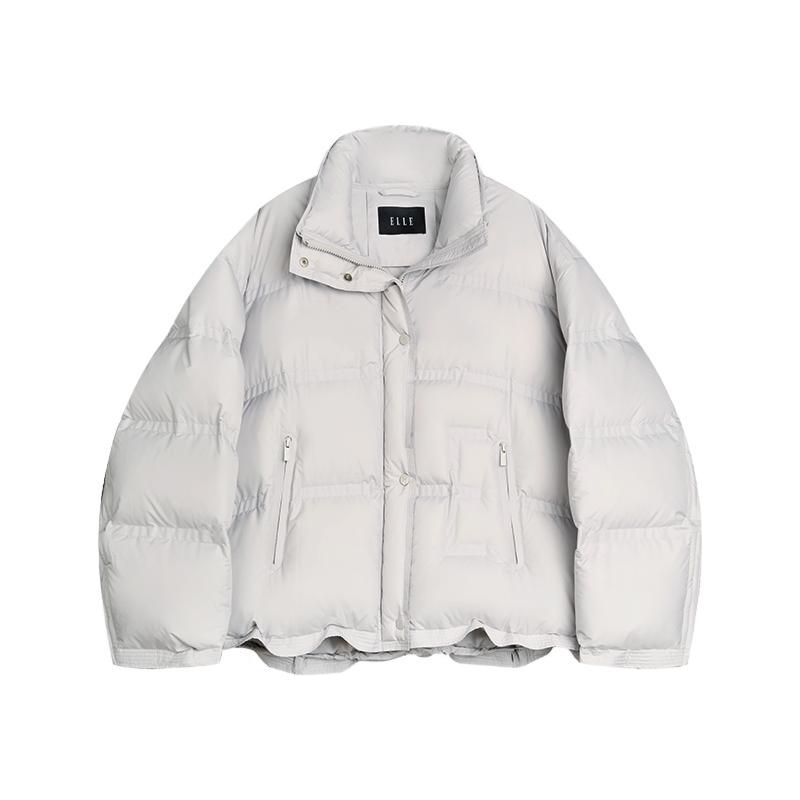ELLE90灰色高级感羽绒服
