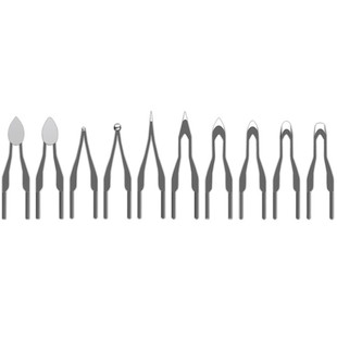 专业烙画笔头烙画描绘笔尖烫画渲染烙铁头烙画工具