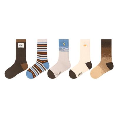 男童袜子秋冬款新疆长绒棉高筒袜