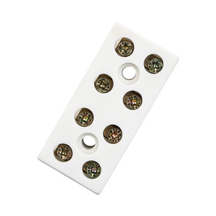 耐高温高频陶瓷接线端子排二进二出三进三出接线柱连接器对接头