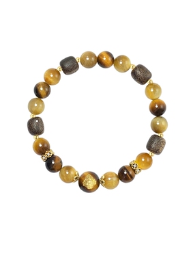 阿吉豆手链女款木变石木质手串珠