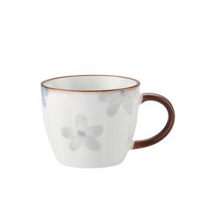 日式小茶杯带把杯主人杯待客茶碗直把家用耳把杯功夫茶具防烫品茗