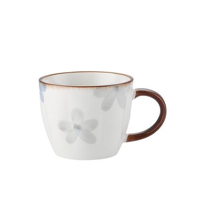 日式高档小茶杯套装6只带把单个主人待客喝茶碗家用功夫茶具品茗