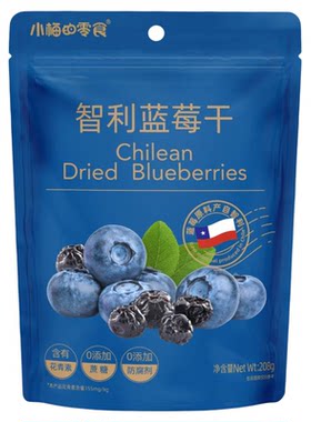 小梅的零食进口智利蓝莓干水果干